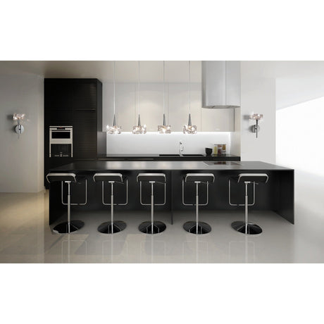 O2 1 Light Wall Light With Switch - Polished Chrome