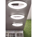 Oakley LED Flush Ceiling Light 40W 3000K - Polished Chrome