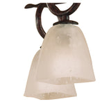 Oberture 4 Light Semi-Flush Ceiling Light - Brown/Black Oxide