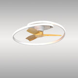 Ocean CCT Dimmable LED Ceiling Retractable Fan Light - Brown