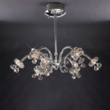 Octavia 65cm 9 Light Crystal Chandelier - Polished Chrome