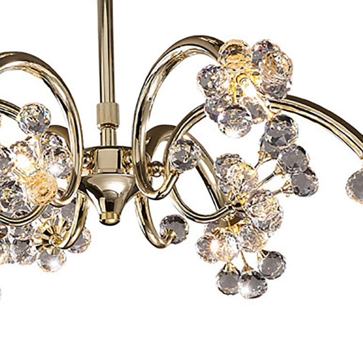 Octavia 65cm 9 Light Crystal Chandelier - French Gold