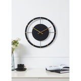 Okazaki Wall Clock - Black & Gold