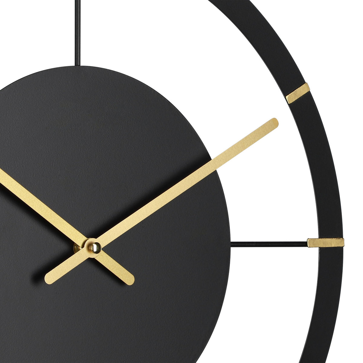 Okazaki Wall Clock - Black & Gold