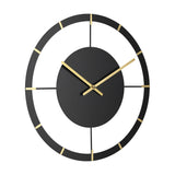 Okazaki Wall Clock - Black & Gold