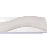 Ola Large LED Bathroom Wall Light – Polished Chrome & Frosted White