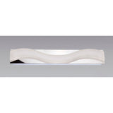 Ola Large LED Bathroom Wall Light – Polished Chrome & Frosted White