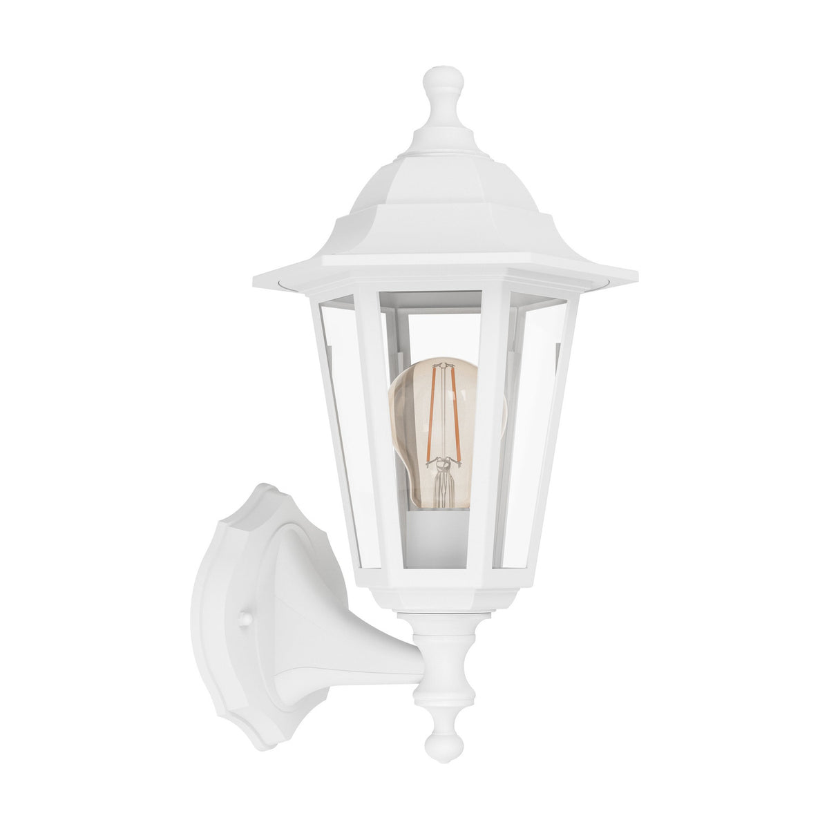 Olgiata-E Upward Outdoor Wall Light - White