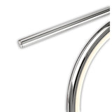 Olimpia LED Semi-Flush Ceiling Light 42W 3000K  - Chrome