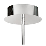 Olimpia LED Semi-Flush Ceiling Light 30W 3000K - Chrome