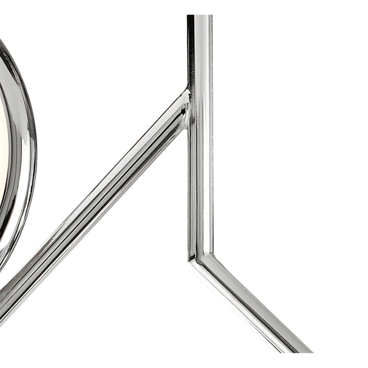 Olimpia LED Semi-Flush Ceiling Light 30W 3000K - Chrome