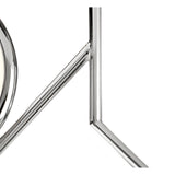 Olimpia LED Semi-Flush Ceiling Light 30W 3000K - Chrome