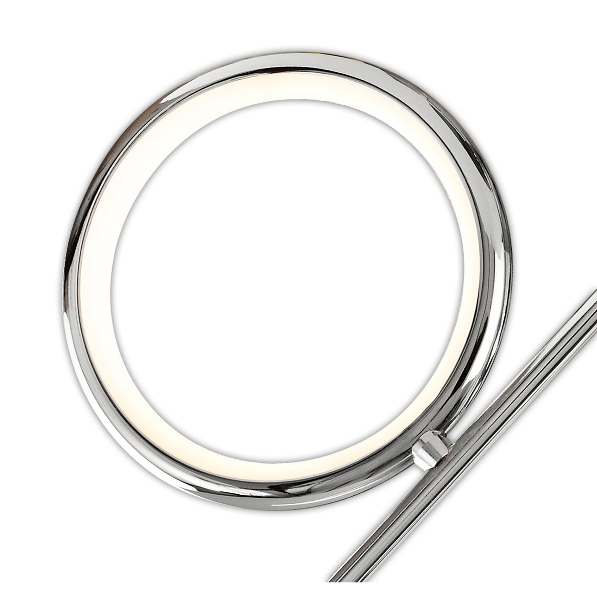 Olimpia LED Semi-Flush Ceiling Light 30W 3000K - Chrome