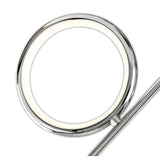 Olimpia LED Semi-Flush Ceiling Light 30W 3000K - Chrome