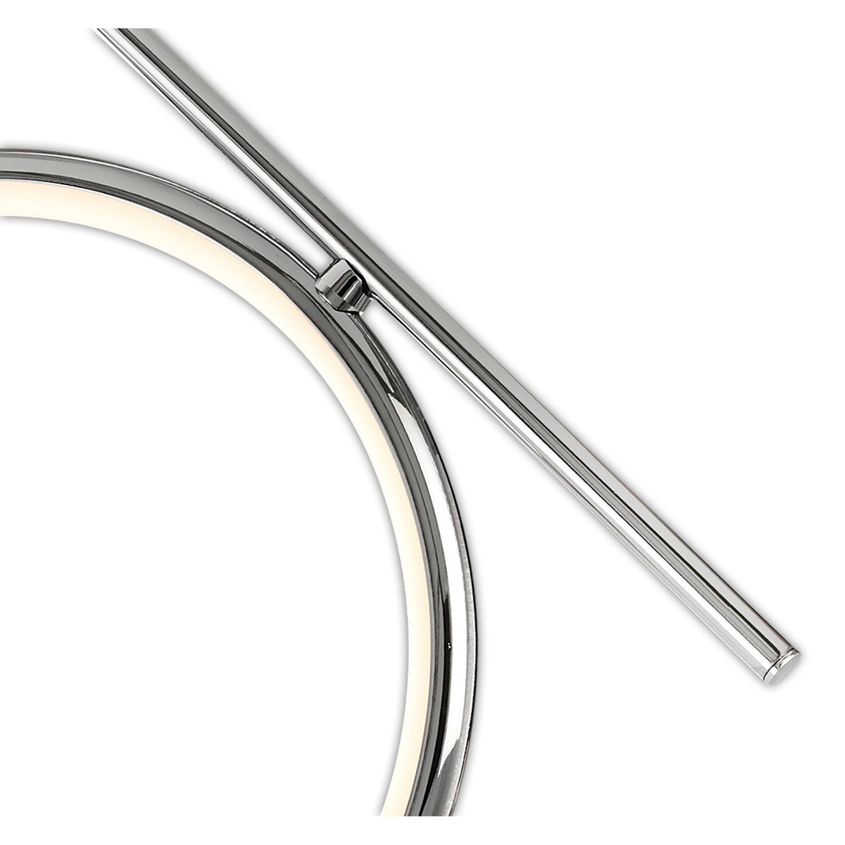 Olimpia LED Semi-Flush Ceiling Light 30W 3000K - Chrome