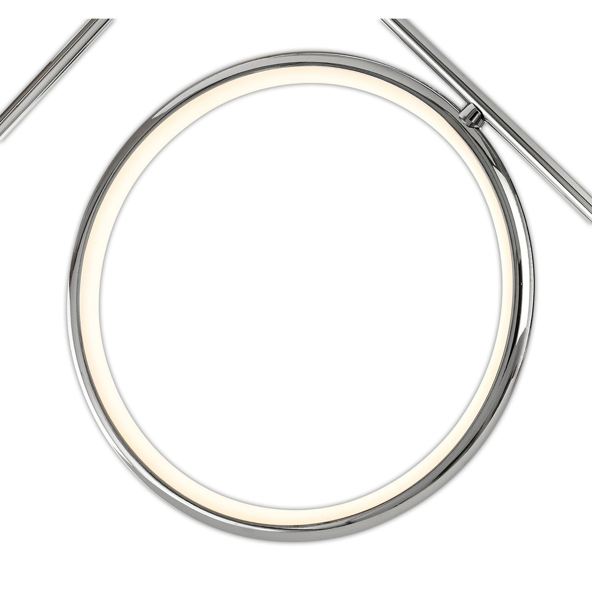 Olimpia LED Semi-Flush Ceiling Light 30W 3000K - Chrome