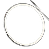 Olimpia LED Semi-Flush Ceiling Light 25W 3000K - Chrome