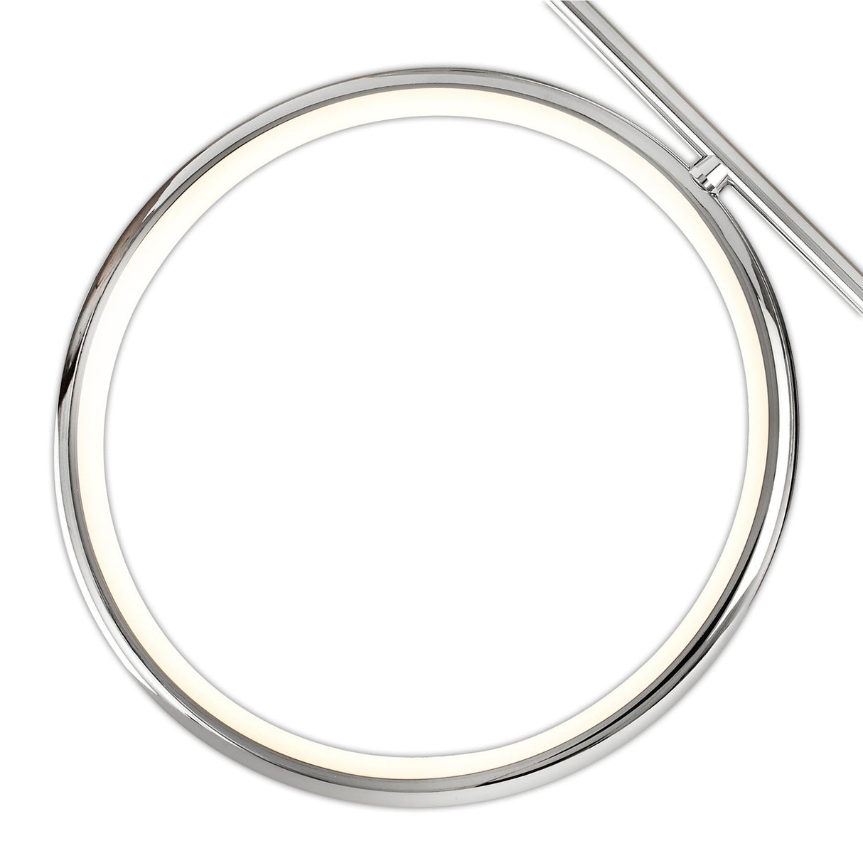 Olimpia LED Semi-Flush Ceiling Light 20W 3000K - Chrome