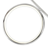 Olimpia LED Semi-Flush Ceiling Light 20W 3000K - Chrome