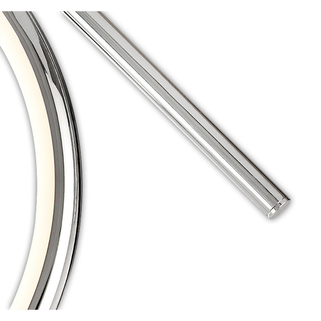 Olimpia LED Semi-Flush Ceiling Light 20W 3000K - Chrome