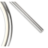 Olimpia LED Semi-Flush Ceiling Light 20W 3000K - Chrome