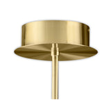 Olimpia LED Semi-Flush Ceiling Light 42W 3000K - Satin Gold