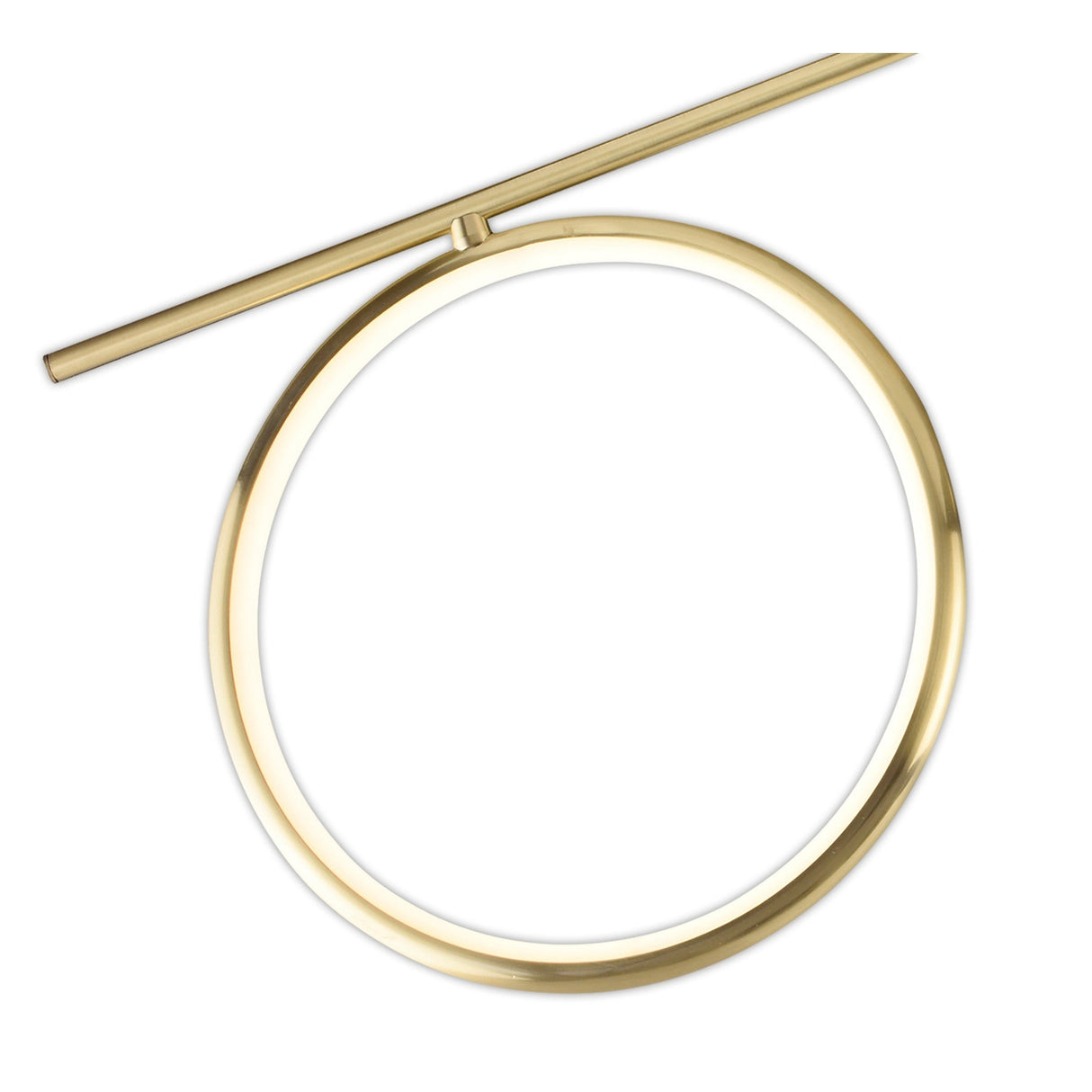 Olimpia LED Semi-Flush Ceiling Light 42W 3000K - Satin Gold