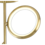 Olimpia LED Semi-Flush Ceiling Light 36W 3000K - Satin Gold