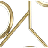 Olimpia LED Semi-Flush Ceiling Light 36W 3000K - Satin Gold