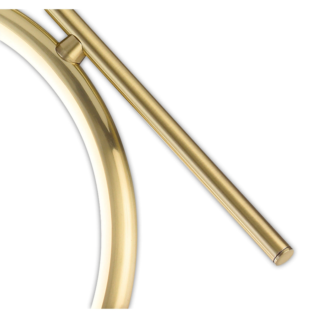 Olimpia LED Semi-Flush Ceiling Light 36W 3000K - Satin Gold