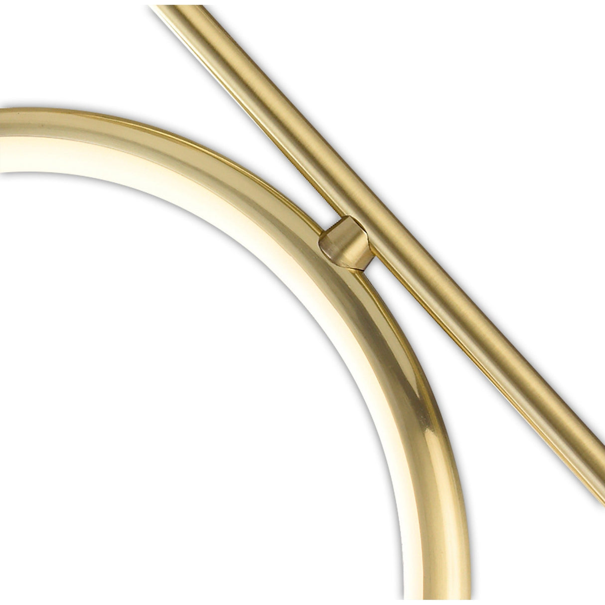 Olimpia LED Semi-Flush Ceiling Light 36W 3000K - Satin Gold