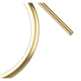 Olimpia 2 Light LED Semi-Flush Ceiling Light - Satin Gold