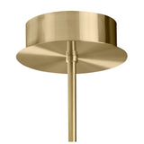 Olimpia LED Semi-Flush Ceiling Light 25W 3000K - Satin Gold