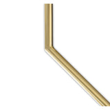 Olimpia LED Semi-Flush Ceiling Light 25W 3000K - Satin Gold