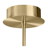 Olimpia LED Semi-Flush Ceiling Light 20W 3000K - Satin Gold