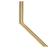 Olimpia LED Semi-Flush Ceiling Light 20W 3000K - Satin Gold