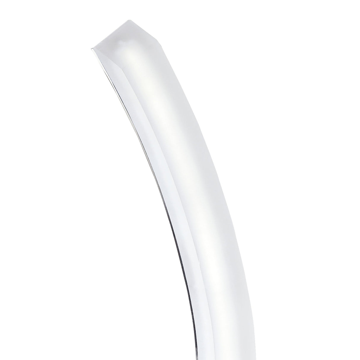 On LED Frosted Acrylic Right Table Lamp 5W 3000K - Polished Chrome