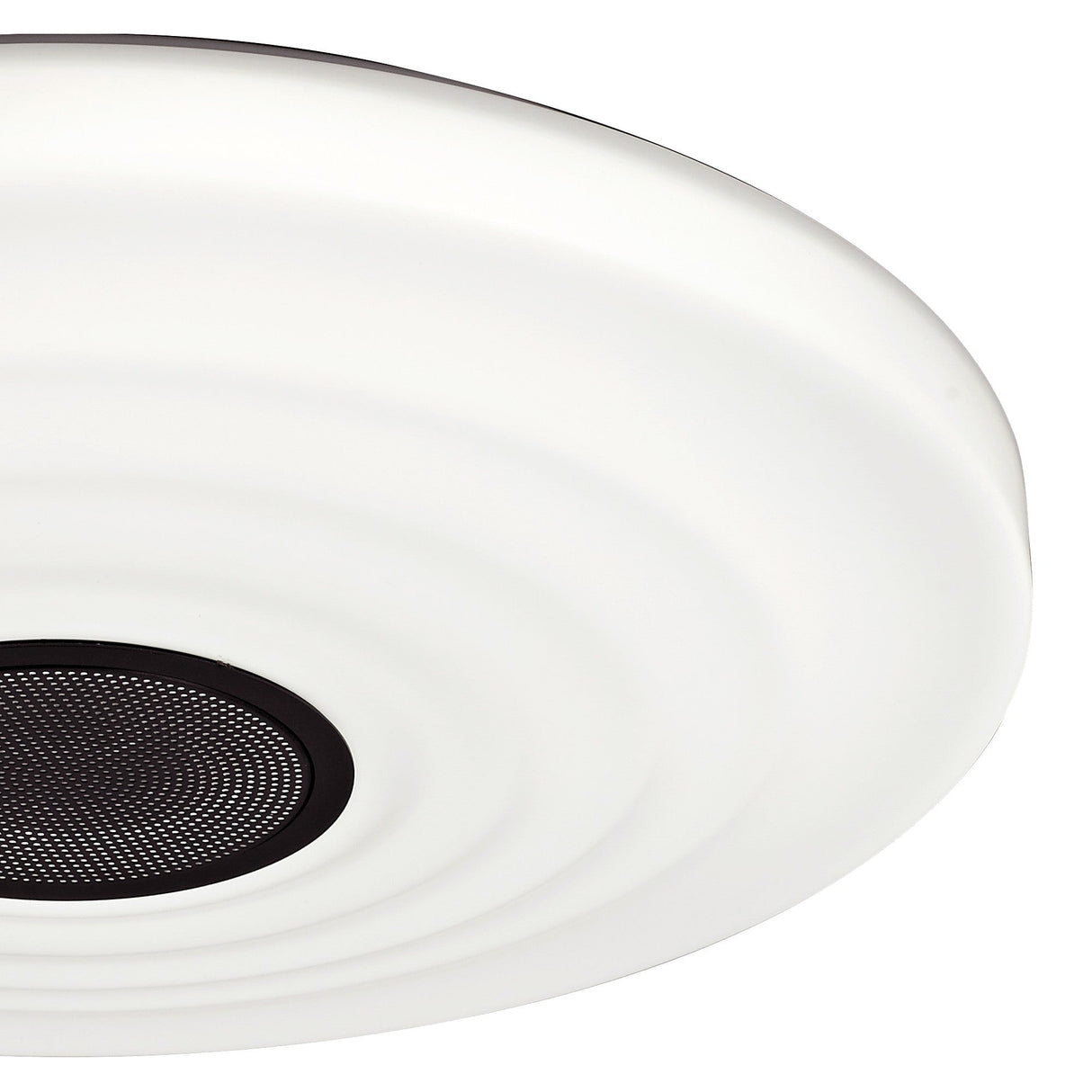 Ondas CCT LED Flush Ceiling Light With Bluetooth Speaker & Remote - White