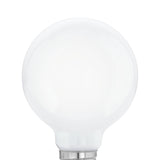 Opal LED globe bulb, G80 shape with a rounded milky glass shade and E27 screw cap, shown against a plain white background.