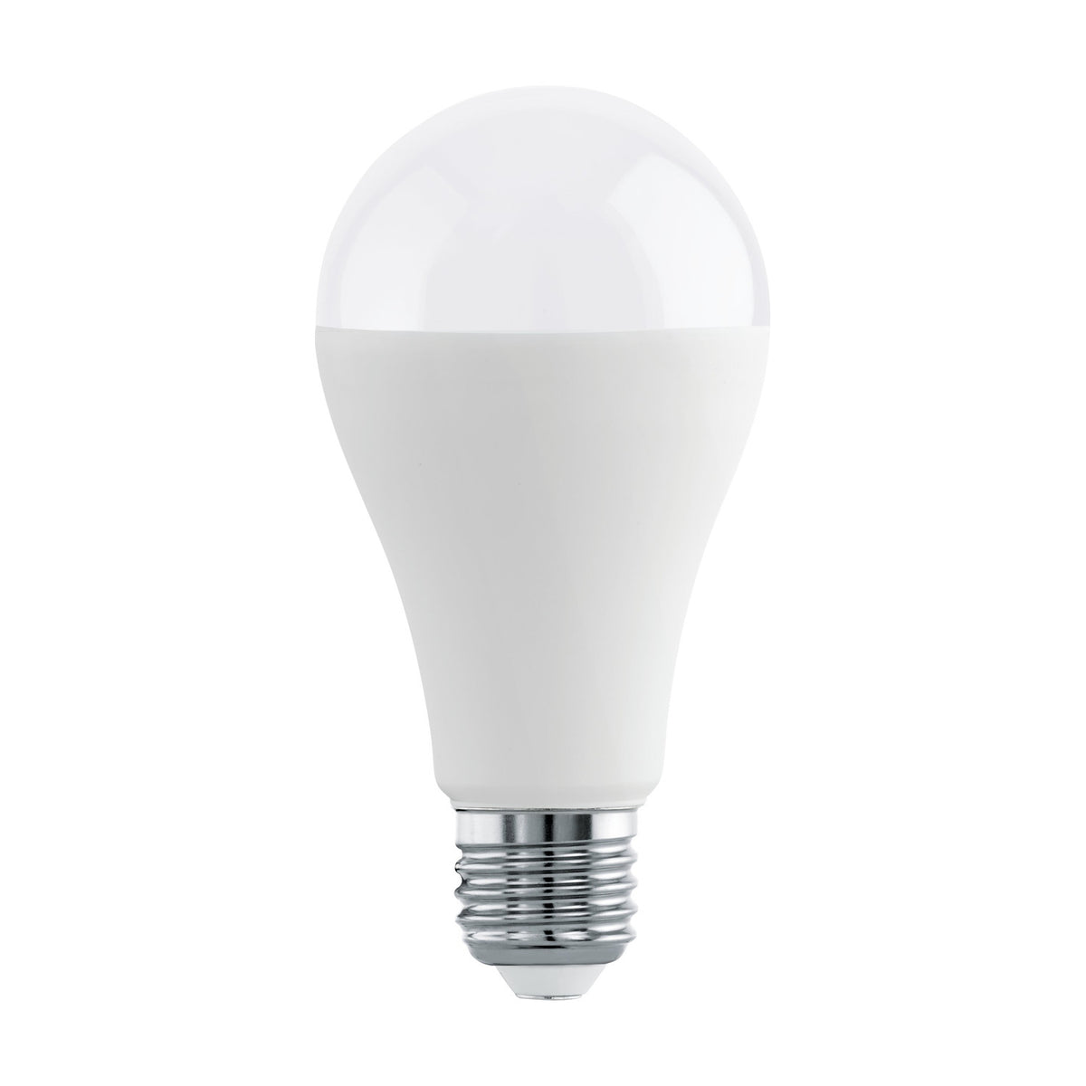 Opal LED GLS bulb in pear shape with E27 screw cap and silver-tone base, shown on a plain white background, 11.2W cool white, non-dimmable.