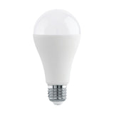 Opal LED GLS bulb in pear shape with E27 screw cap and silver-tone base, shown on a plain white background, 11.2W cool white, non-dimmable.