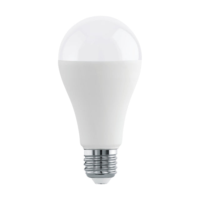 Opal LED GLS bulb in pear shape with E27 screw cap and silver-tone base, shown on a plain white background, 11.2W cool white, non-dimmable.