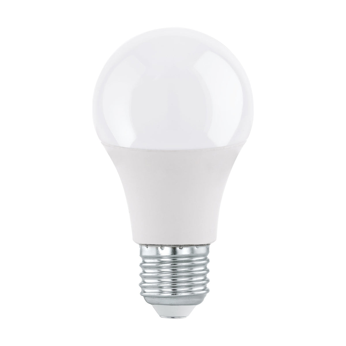 Opal LED GLS bulb in classic pear shape with E27 screw cap, white plastic finish, 3.4W cool white, shown on a plain white background.