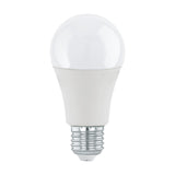 Opal LED GLS bulb with E27 screw cap and white finish, classic rounded shape, 7.8W warm white, shown on a plain white background.