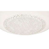 Opera Small CCT Dimmable LED Flush Ceiling Light With Remote Control - White