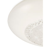 Opera Small CCT Dimmable LED Flush Ceiling Light With Remote Control - White
