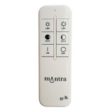 Opera Small CCT Dimmable LED Flush Ceiling Light With Remote Control - White