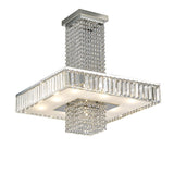 Ophelia 9 Light Crystal Semi-Flush Ceiling Light - Polished Chrome