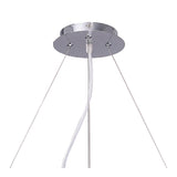 Ora 90cm LED Suspension Light - Gloss White & Chrome