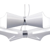 Ora 90cm LED Suspension Light - Gloss White & Chrome
